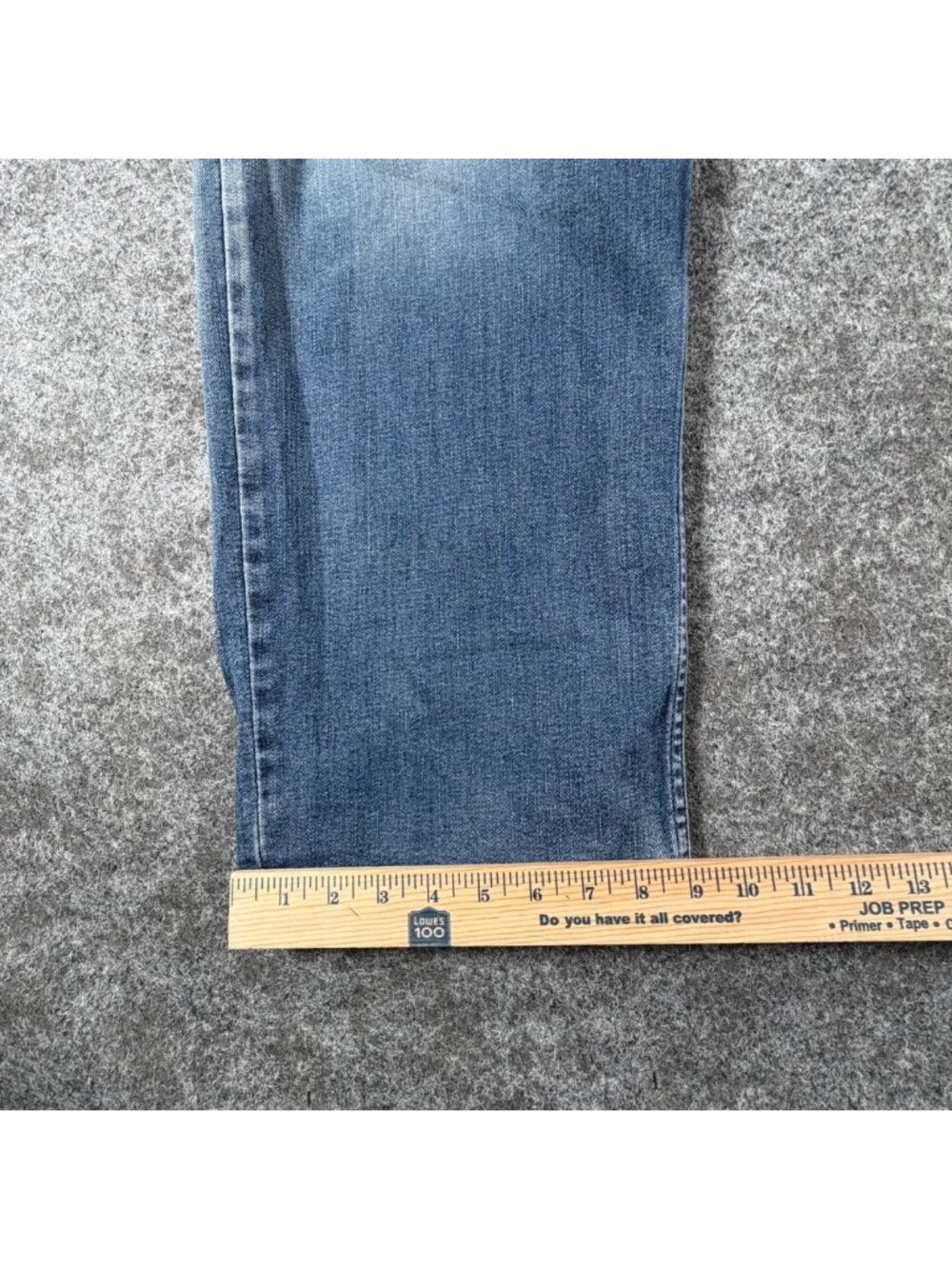 Levi's 559 Relaxed Straight Fit Jeans Mens 46x32 Blue Acid Wash Distressed Knee - Picture 15 of 16